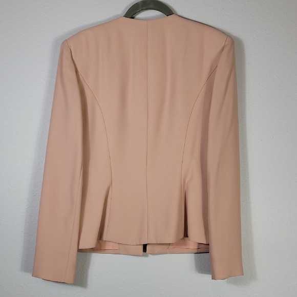 Vintage Victor Costa Sequin Blazer Jacket 10 Pink Formal Occasion Designer Gala - Picture 10 of 12